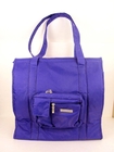 Outdoor bag handbag Beach Bag Purple Rip Stop Nylon Tote Bag