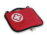 red medical bag emergency bag for home